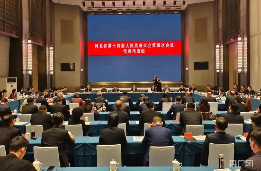 (河北省十四届人大三次会议)沧州代表团审议政府工作报告